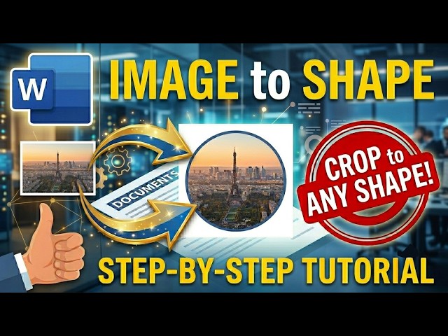 How to Insert an Image Into ANY Shape in Microsoft Word (Fast & Easy!)