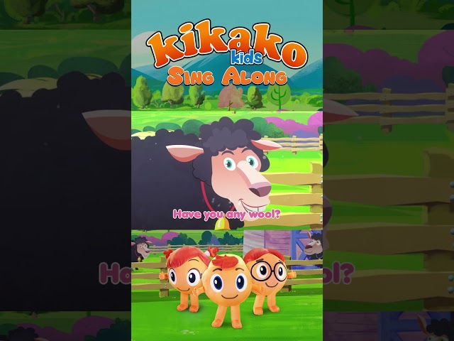 Baa Baa Black Sheep | KiKaKo Kids
