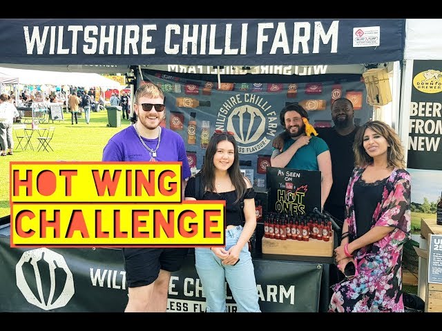 Quickie Clips | Wiltshire Chilli Farm Trinidad Scorpion 'HOT ONES' Sauce | Chicken Wing Contest!