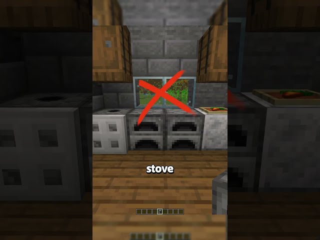 Minecraft Build Hack: Realistic Stove 🔥