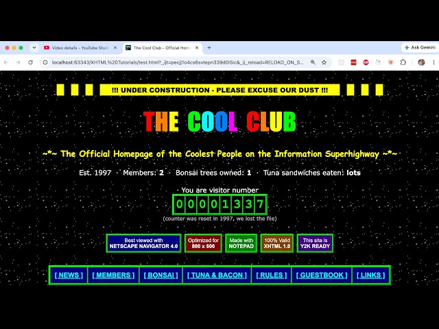 XHTML Tutorial - 11 - Generating XHTML with AI
