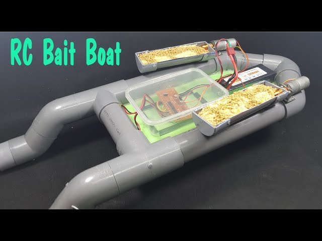 How to make RC Bait Boat Using PVC Pipe