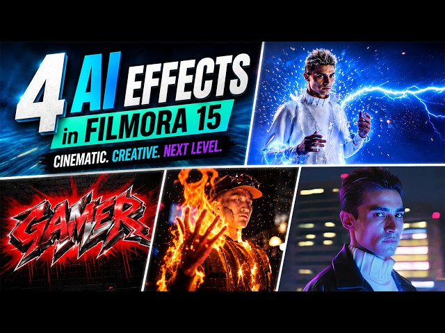 How to Create Futuristic AI Effects in Filmora 15