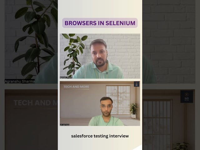 Browsers Supported by Selenium WebDriver Explained | Selenium Interview Question #shorts #interview