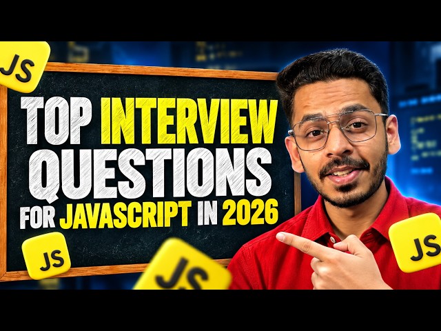Top JavaScript Interview Questions 2026 (*Placement Guaranteed*)