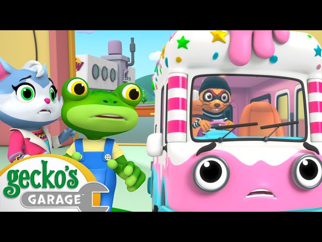 Sneaky Weasel Steals the Ice Cream! 🍨| Gecko's Garage 🚚 | Cartoons For Kids | Toddler Fun Learning