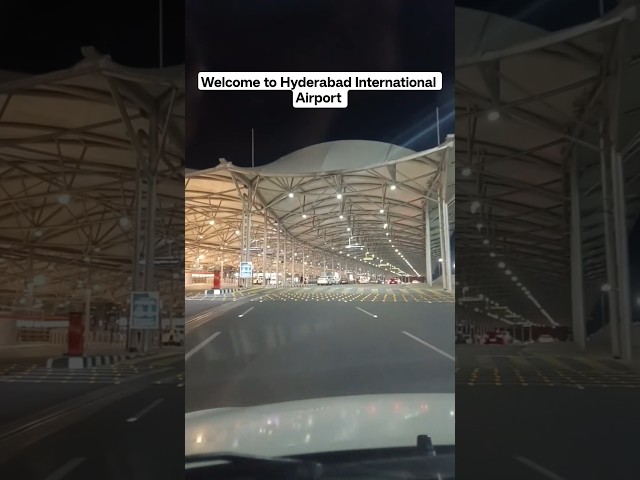 welcome to Hyderabad International Airport #hyderabad #airport