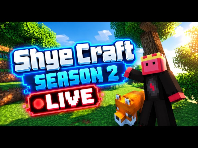 🚨ShyeCraft Season 2🚨Day 2🚨Minecraft SMP + Chatting With Viewers🚨