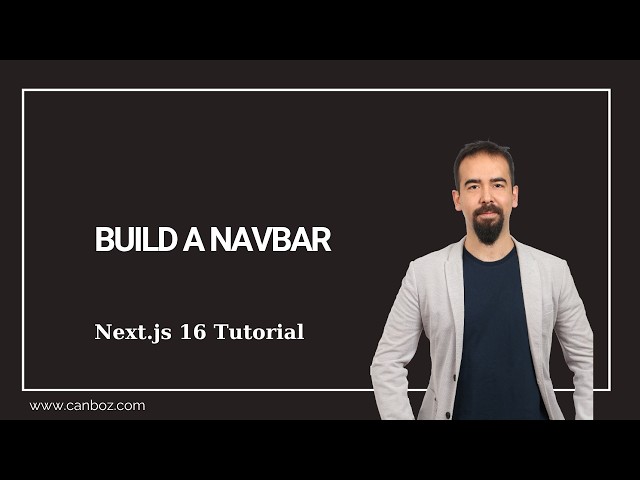 #18 Build a Navbar in Next.js – Responsive Navigation Bar