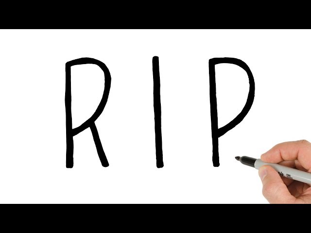 Kobe Bryant, how to turn words RIP into drawing basketball NBA legend