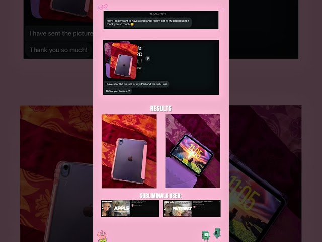 PICTURE RESULTS FROM MY SUBLIMINALS (PART 5)