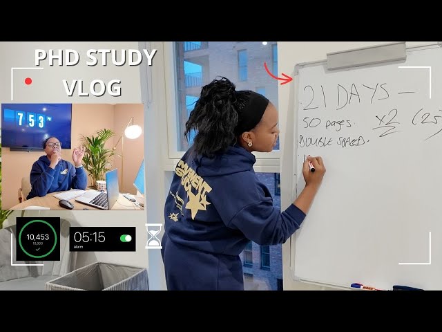 I have 21 days to write 15,000 words 😭 | PhD Dissertation Diaries (ep 1)