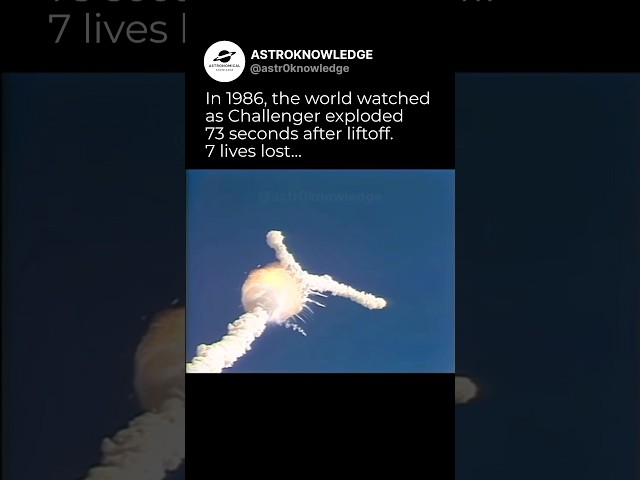 The Challenger Disaster: The Day NASA Lost 7 Heroes… January 28, 1986
