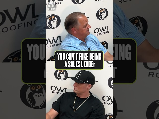 Real sales leaders stand out!