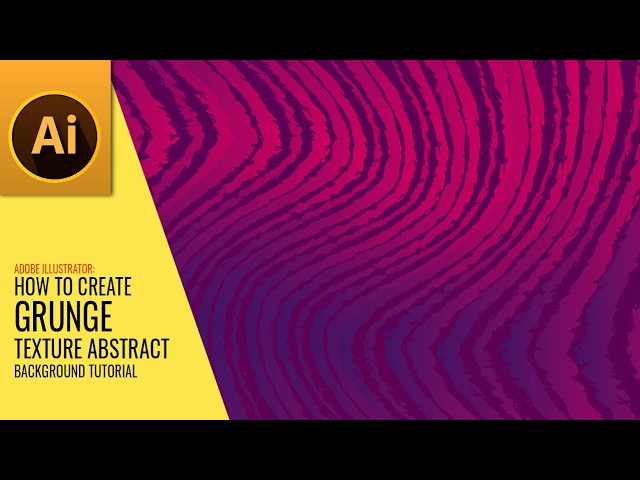 Easy Vector Grunge Lines Abstract Background Tutorial
