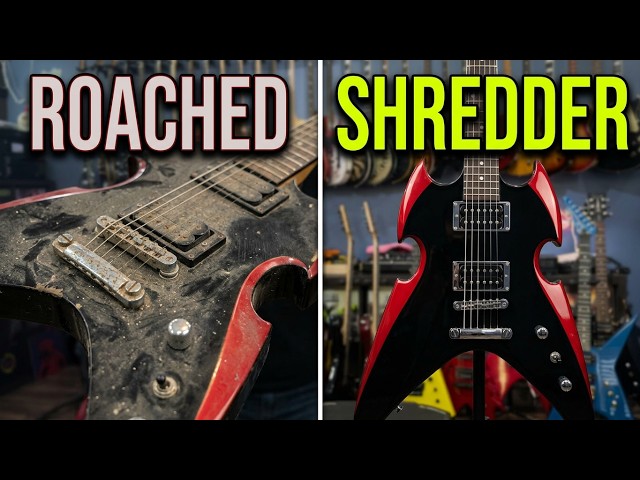 We Rescued and Upgraded a Roached Out Silvertone Apocalypse and Turned It into a Shredder
