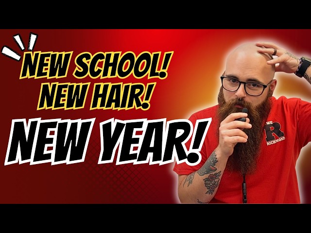 I SHAVED MY HEAD.......AND MOVED TO A NEW SCHOOL!