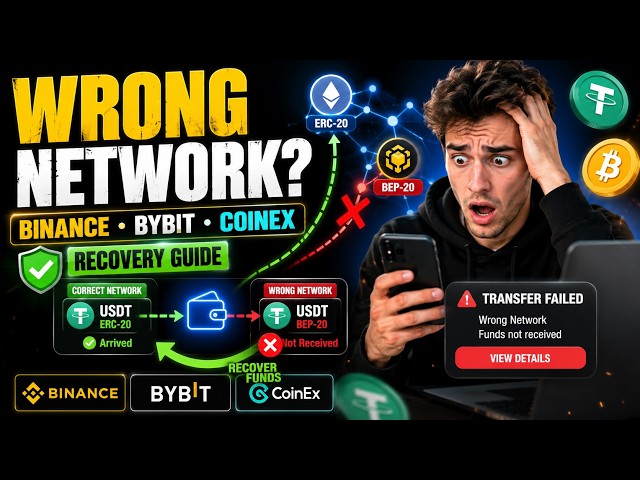 Sent Crypto on the Wrong Network? Binance, Bybit & CoinEx Recovery Guide.
