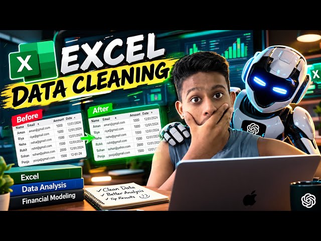 Excel Data Cleaning with AI 🤖 | Clean Data in Minutes😱🔥..Results