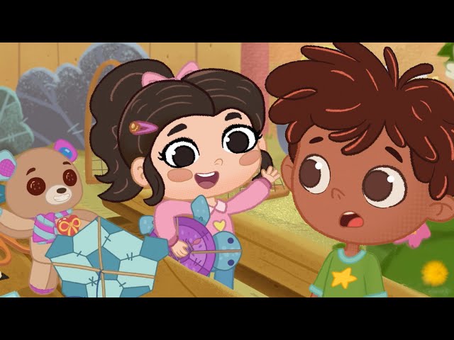 Thready Bear | Episode #4 Kites | Cartoons for Kids