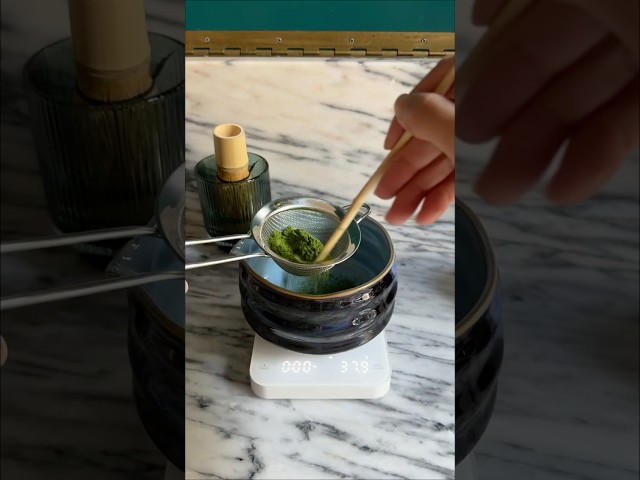 struggled to find ice for my matcha in Europe 😂 #matcha #matchalatte