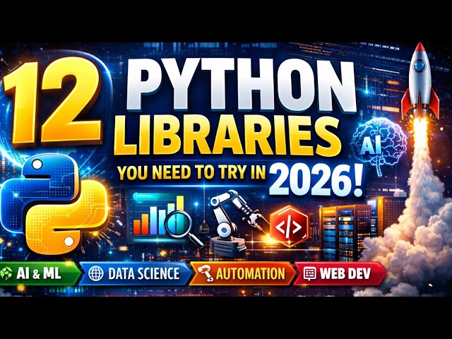 12 Game-Changing Python Libraries for Developers in 2026