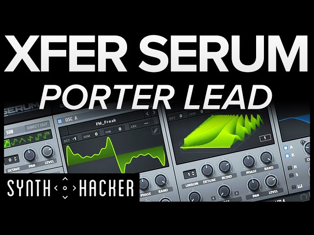 Serum Tutorial - Soft PORTER ROBINSON Style Lead Synth