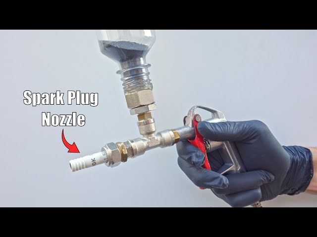 Making a DIY Small Sandblaster | Homemade Sandblaster