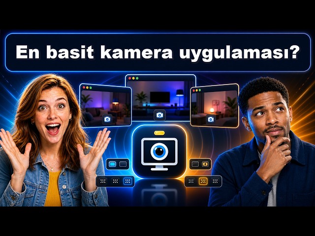 Simple Camera App Eğitimi - Kamera bulma, çözünürlükler ve çoklu kamera görünümü