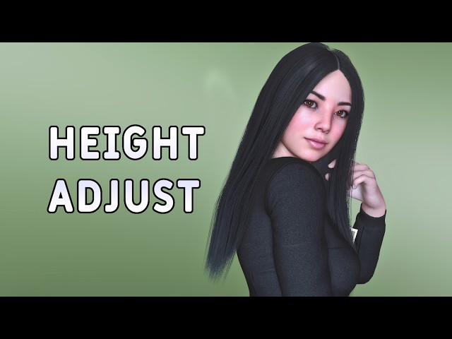 VAM / Virt-A-Mate Height Adjustment Tutorial
