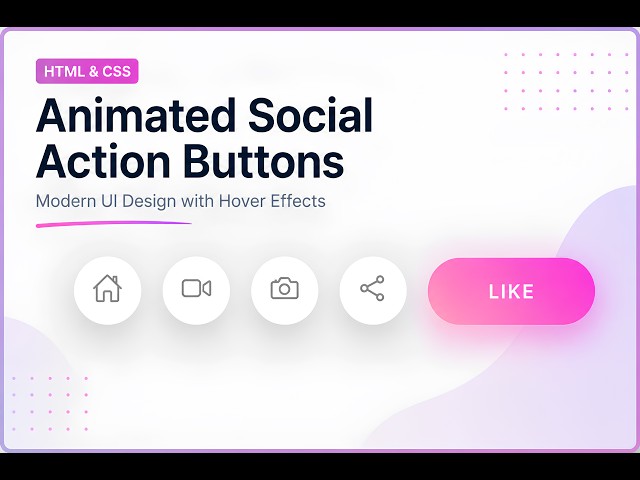 I Can’t Believe This Navbar is Built with ONLY HTML & CSS! 🔥 Expandable Gradient Navigation Menu