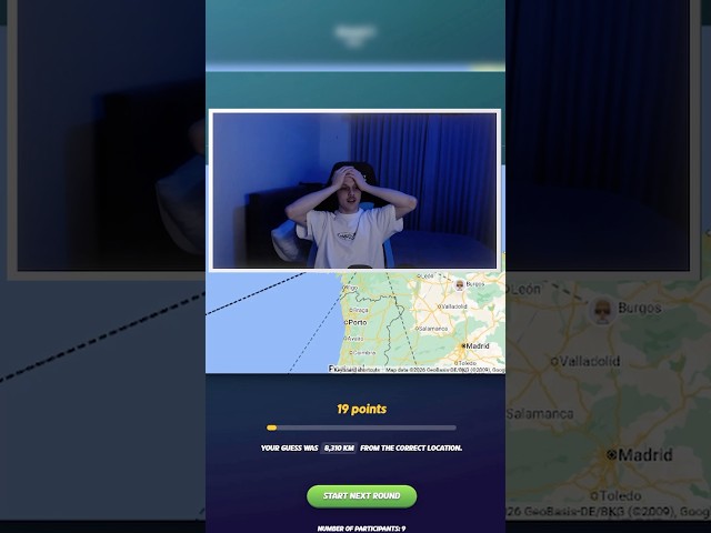 I got GeoMogged 🥲 #geoguessr #shorts #twitch #gaming
