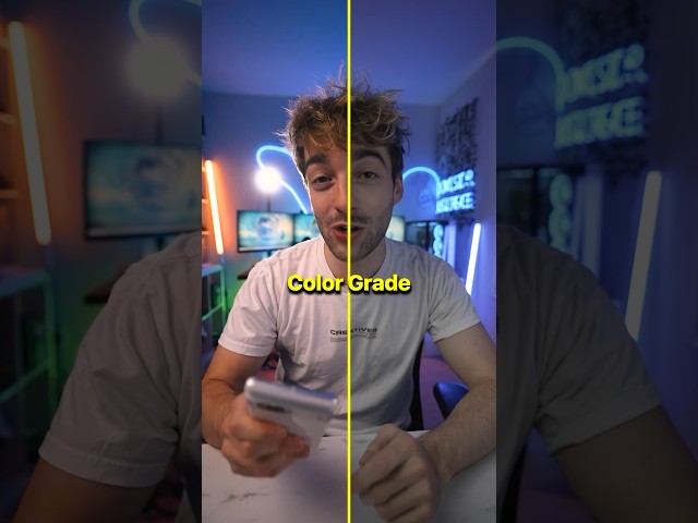 It’s about time 😮‍💨 how to color grade your videos with just your phone #lightroom