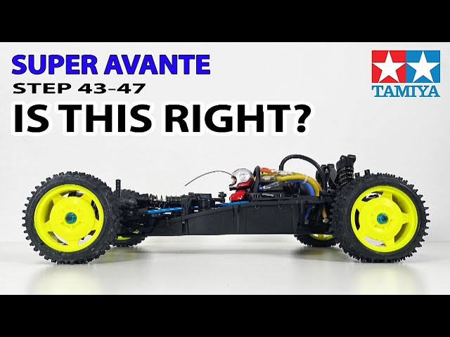 BUiLDiNG the Tamiya Super Avante TD4 - Step by Step 43-47: Electronics, Driver & Shoes!