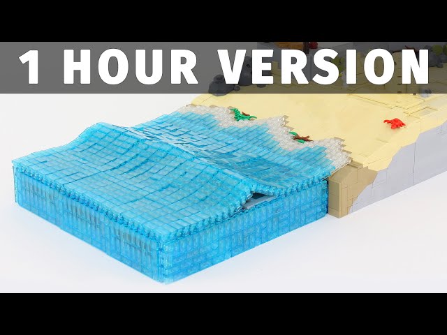1 Hour LEGO Wave Machine w/ Ambient Beach Sounds