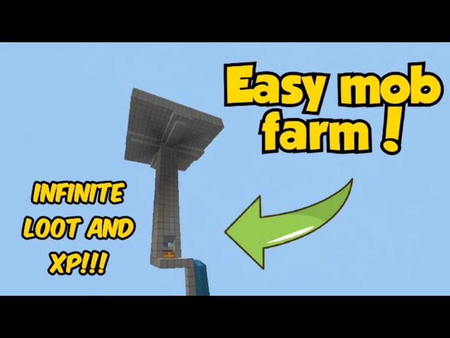 How to build the best mob farm, (it's easy!)