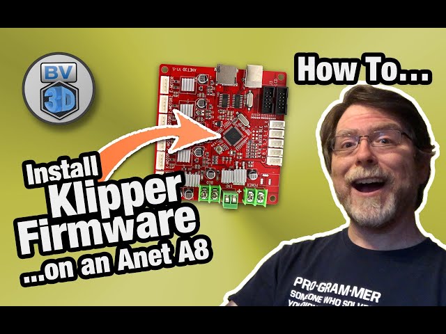 Install Klipper Firmware on the Anet A8 3D Printer