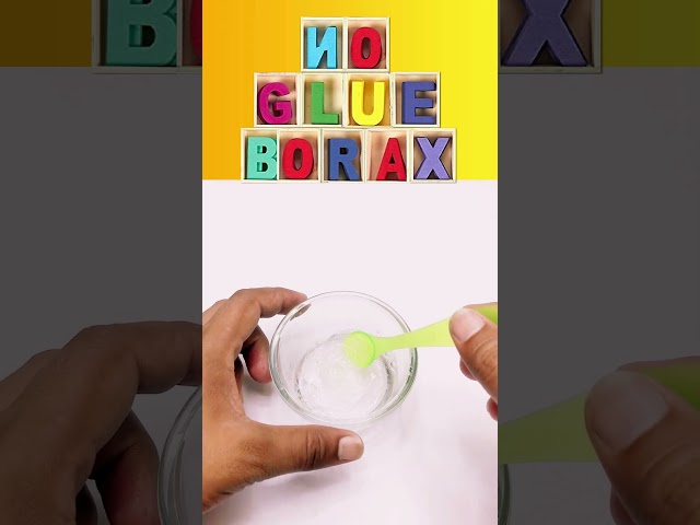 HOW TO MAKE A NO BORAX, NO GLUE SHAMPOO, SALT, SLIME #shorts