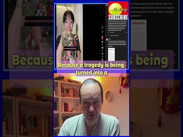 Creating A Tragedy Out Of A Tragedy #china #wangwang