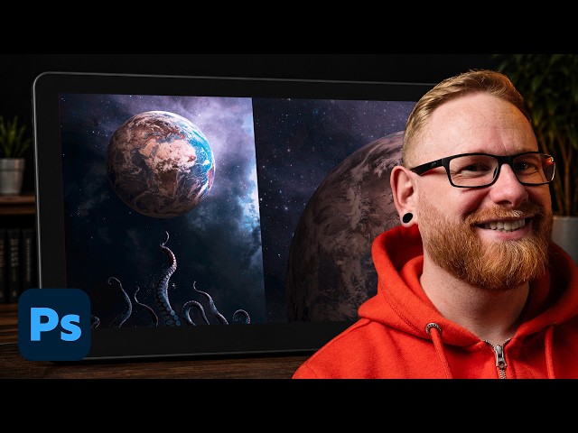 Space Alien Photo Manipulation in Photoshop