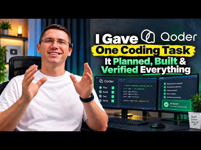 I Gave Qoder One Coding Task — It Planned, Built & Verified Everything