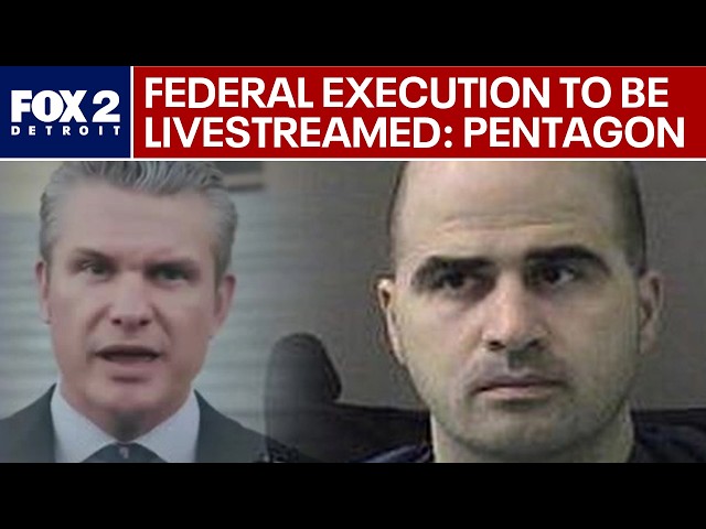 Firing squad execution of Ft. Hood shooter will be livestreamed, Pentagon says
