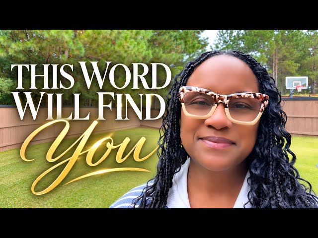 This PROPHETIC WORD From The Lord Was Meant For You To Hear TODAY!