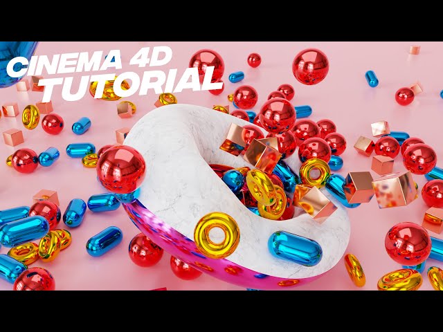 Easy Cinema 4D Tutorial | Cinema 4D Absolute Beginner's Tutorial