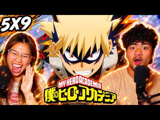 BAKUGO DESTROYS CLASS B SINGLE-HANDEDLY! - My Hero Academia Season 5 Episode 9 Reaction!