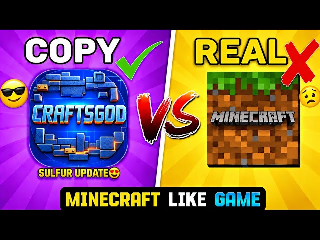 TOP 3 COPY GAMES LIKE MINECRAFT WITH SULFUR UPDATE| SPEAR UPDATE| 🤩|BEST MINECRAFT COPY'S 