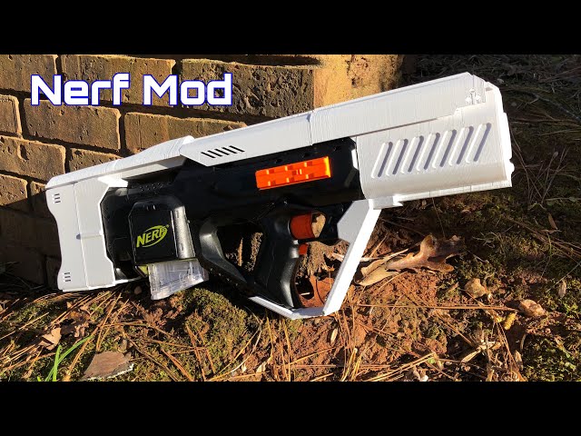 Nerf Mod: Rayven Silverback Body Kit Build