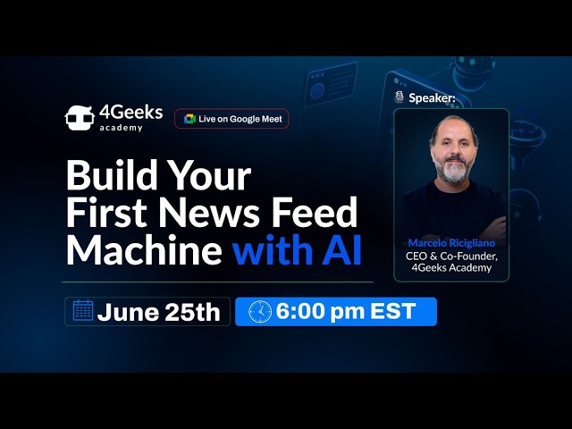 Build Your First News Feed Machine with AI