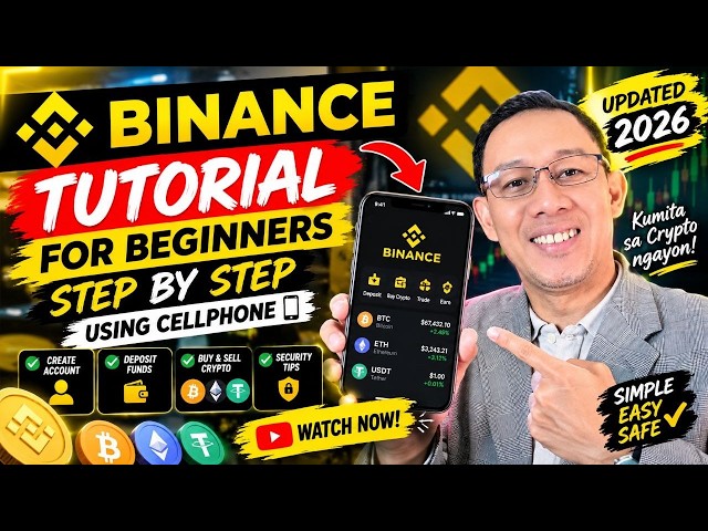Binance Tutorial For Beginners Step By Step Using Cellphone 2026