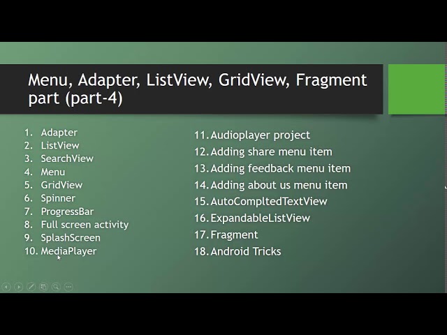 Android Bangla Tutorial 4.1 : Introduction to part 4
